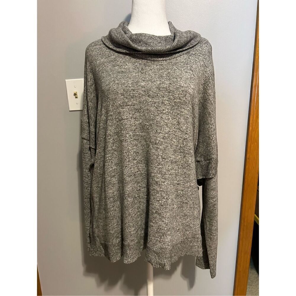 Postmark by‎ Anthropologie ruffle cowl neck tunic top oversized size S